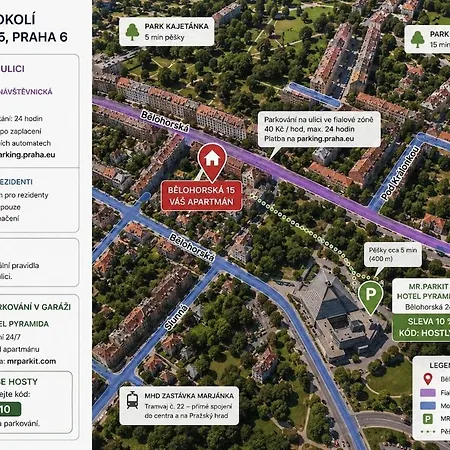 útulný 10 Minut Od Pražského Hradu * Prague